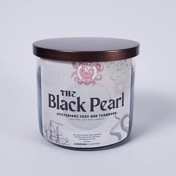 The Black Pearl Natural Three-Wick Candle