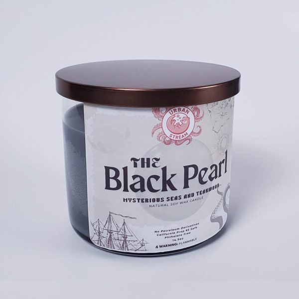 The Black Pearl Natural Three-Wick Candle - Image 3