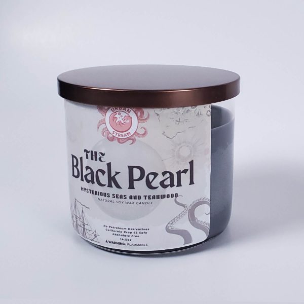 The Black Pearl Natural Three-Wick Candle - Image 2