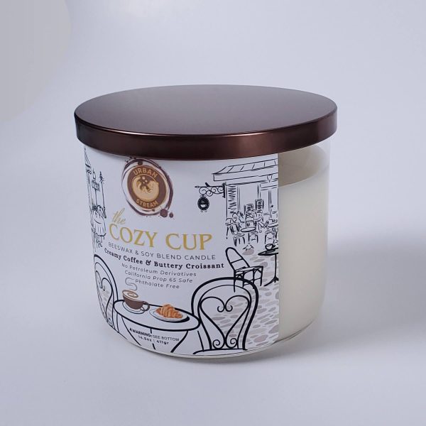 The Cozy Cup Beeswax Blend Three-Wick Candle - Image 2